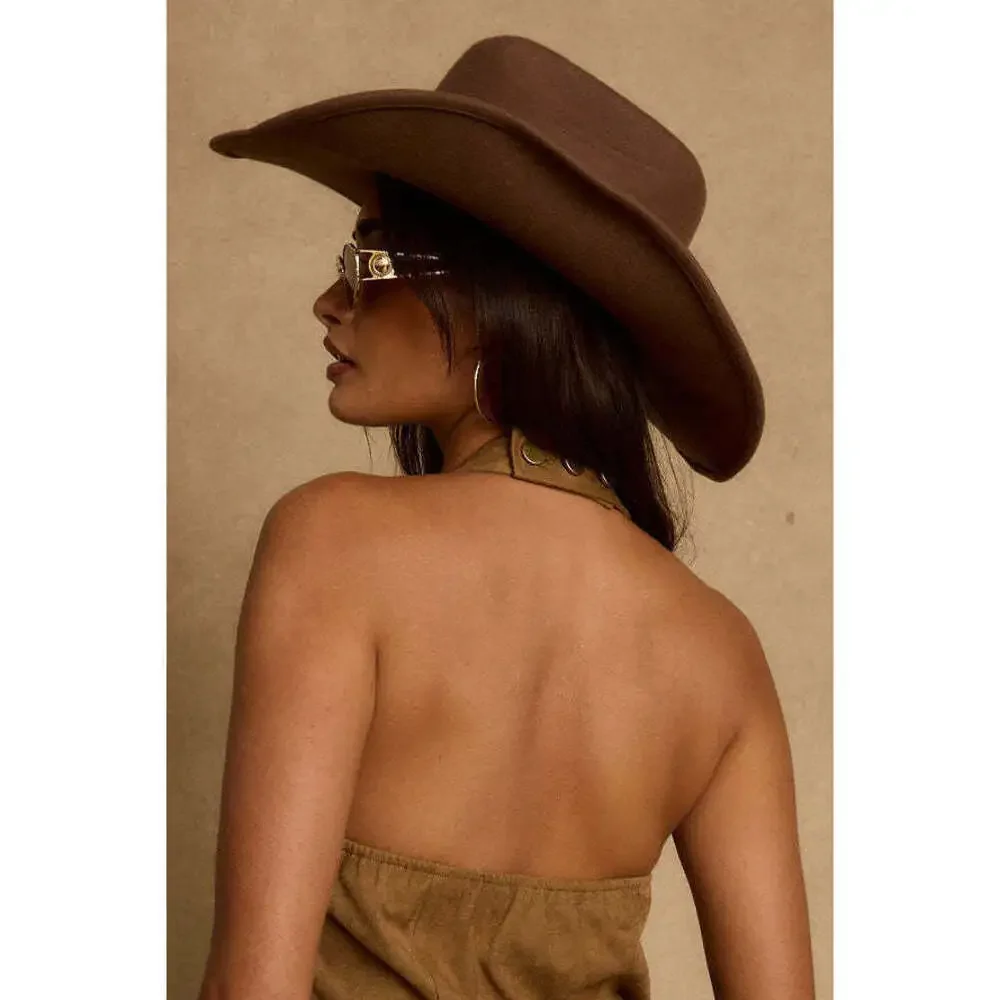 12th Tribe McGraw Olive Cowboy Hat Size O/S